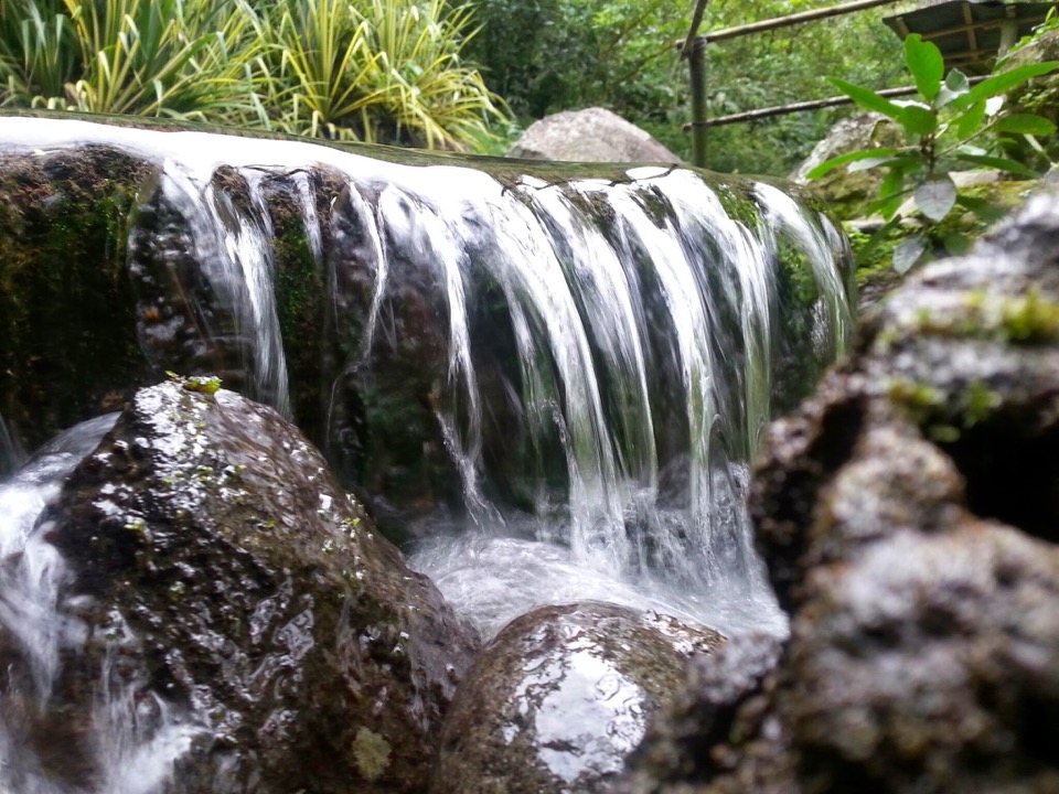 landscape water rock waterfall stream spring